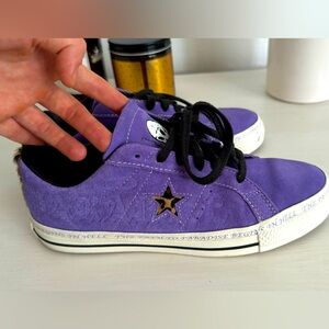 Converse One Star Pro Ox Unisex Lilac Fashion Trainers 7,5